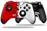 Ripped Colors Red White - Decal Style Skin fits Microsoft XBOX One ELITE Wireless Controller (CONTROLLER NOT INCLUDED)