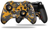 WraptorCamo Old School Camouflage Camo Orange - Decal Style Skin fits Microsoft XBOX One ELITE Wireless Controller (CONTROLLER NOT INCLUDED)