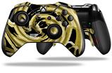 Alecias Swirl 02 Yellow - Decal Style Skin fits Microsoft XBOX One ELITE Wireless Controller (CONTROLLER NOT INCLUDED)