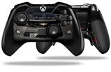 2010 Chevy Camaro Cyber Gray - Black Stripes on Black - Decal Style Skin fits Microsoft XBOX One ELITE Wireless Controller (CONTROLLER NOT INCLUDED)