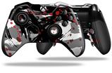Abstract 02 Red - Decal Style Skin fits Microsoft XBOX One ELITE Wireless Controller (CONTROLLER NOT INCLUDED)