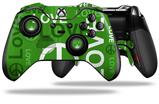 Love and Peace Green - Decal Style Skin fits Microsoft XBOX One ELITE Wireless Controller (CONTROLLER NOT INCLUDED)