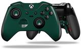 Solids Collection Hunter Green - Decal Style Skin fits Microsoft XBOX One ELITE Wireless Controller (CONTROLLER NOT INCLUDED)