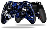 Twisted Garden Blue and White - Decal Style Skin fits Microsoft XBOX One ELITE Wireless Controller (CONTROLLER NOT INCLUDED)
