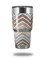 Skin Decal Wrap for Yeti Tumbler Rambler 30 oz Zig Zag Colors 03 (TUMBLER NOT INCLUDED)