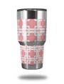 Skin Decal Wrap for Yeti Tumbler Rambler 30 oz Boxed Pink (TUMBLER NOT INCLUDED)