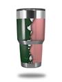 Skin Decal Wrap for Yeti Tumbler Rambler 30 oz Ripped Colors Green Pink (TUMBLER NOT INCLUDED)