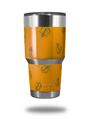 Skin Decal Wrap for Yeti Tumbler Rambler 30 oz Anchors Away Orange (TUMBLER NOT INCLUDED)