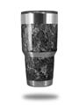 Skin Decal Wrap for Yeti Tumbler Rambler 30 oz Marble Granite 06 Black Gray (TUMBLER NOT INCLUDED)