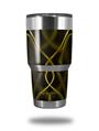 Skin Decal Wrap for Yeti Tumbler Rambler 30 oz Abstract 01 Yellow (TUMBLER NOT INCLUDED)