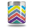 Skin Decal Wrap for Yeti Rambler Lowball - Zig Zag Colors 04 (CUP NOT INCLUDED)