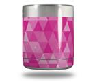 Skin Decal Wrap for Yeti Rambler Lowball - Triangle Mosaic Fuchsia (CUP NOT INCLUDED)