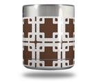 Skin Decal Wrap for Yeti Rambler Lowball - Boxed Chocolate Brown (CUP NOT INCLUDED)