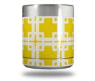 Skin Decal Wrap for Yeti Rambler Lowball - Boxed Yellow (CUP NOT INCLUDED)