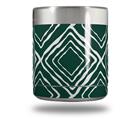 Skin Decal Wrap for Yeti Rambler Lowball - Wavey Hunter Green (CUP NOT INCLUDED)