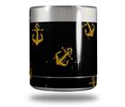 Skin Decal Wrap for Yeti Rambler Lowball - Anchors Away Black (CUP NOT INCLUDED)