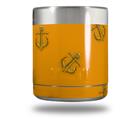 Skin Decal Wrap for Yeti Rambler Lowball - Anchors Away Orange (CUP NOT INCLUDED)