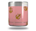 Skin Decal Wrap for Yeti Rambler Lowball - Anchors Away Pink (CUP NOT INCLUDED)