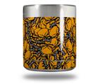 Skin Decal Wrap for Yeti Rambler Lowball - Scattered Skulls Orange (CUP NOT INCLUDED)