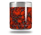 Skin Decal Wrap for Yeti Rambler Lowball - Scattered Skulls Red (CUP NOT INCLUDED)