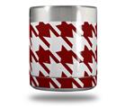 Skin Decal Wrap for Yeti Rambler Lowball - Houndstooth Red Dark (CUP NOT INCLUDED)