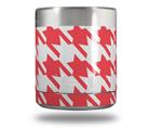 Skin Decal Wrap for Yeti Rambler Lowball - Houndstooth Coral (CUP NOT INCLUDED)