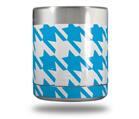 Skin Decal Wrap for Yeti Rambler Lowball - Houndstooth Blue Neon (CUP NOT INCLUDED)
