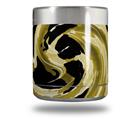 Skin Decal Wrap for Yeti Rambler Lowball - Alecias Swirl 02 Yellow (CUP NOT INCLUDED)