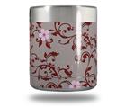 Skin Decal Wrap for Yeti Rambler Lowball - Victorian Design Red (CUP NOT INCLUDED)