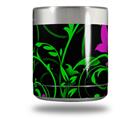 Skin Decal Wrap for Yeti Rambler Lowball - Twisted Garden Green and Hot Pink (CUP NOT INCLUDED)