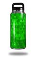 Skin Decal Wrap for Yeti Rambler Bottle 36oz Triangle Mosaic Green (YETI NOT INCLUDED)