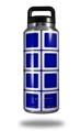 Skin Decal Wrap for Yeti Rambler Bottle 36oz Squared Royal Blue (YETI NOT INCLUDED)