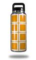 Skin Decal Wrap for Yeti Rambler Bottle 36oz Squared Orange (YETI NOT INCLUDED)