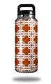 Skin Decal Wrap for Yeti Rambler Bottle 36oz Boxed Burnt Orange (YETI NOT INCLUDED)