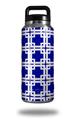 Skin Decal Wrap for Yeti Rambler Bottle 36oz Boxed Royal Blue (YETI NOT INCLUDED)