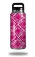 Skin Decal Wrap for Yeti Rambler Bottle 36oz Wavey Fushia Hot Pink (YETI NOT INCLUDED)