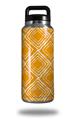 Skin Decal Wrap for Yeti Rambler Bottle 36oz Wavey Orange (YETI NOT INCLUDED)