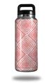 Skin Decal Wrap for Yeti Rambler Bottle 36oz Wavey Pink (YETI NOT INCLUDED)