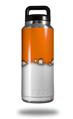 Skin Decal Wrap for Yeti Rambler Bottle 36oz Ripped Colors Orange White (YETI NOT INCLUDED)