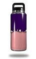 Skin Decal Wrap for Yeti Rambler Bottle 36oz Ripped Colors Purple Pink (YETI NOT INCLUDED)
