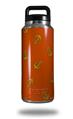 Skin Decal Wrap for Yeti Rambler Bottle 36oz Anchors Away Burnt Orange (YETI NOT INCLUDED)