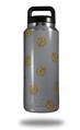 Skin Decal Wrap for Yeti Rambler Bottle 36oz Anchors Away Gray (YETI NOT INCLUDED)