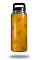 Skin Decal Wrap for Yeti Rambler Bottle 36oz Anchors Away Orange (YETI NOT INCLUDED)