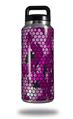 Skin Decal Wrap for Yeti Rambler Bottle 36oz HEX Mesh Camo 01 Pink (YETI NOT INCLUDED)