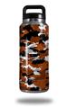 Skin Decal Wrap for Yeti Rambler Bottle 36oz WraptorCamo Digital Camo Burnt Orange (YETI NOT INCLUDED)