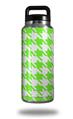Skin Decal Wrap for Yeti Rambler Bottle 36oz Houndstooth Neon Lime Green (YETI NOT INCLUDED)