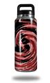 Skin Decal Wrap for Yeti Rambler Bottle 36oz Alecias Swirl 02 Red (YETI NOT INCLUDED)