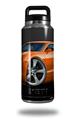Skin Decal Wrap for Yeti Rambler Bottle 36oz 2010 Camaro RS Orange (YETI NOT INCLUDED)