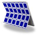 Decal Style Vinyl Skin for Microsoft Surface Pro 4 - Squared Royal Blue -  (SURFACE NOT INCLUDED)