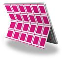 Decal Style Vinyl Skin for Microsoft Surface Pro 4 - Squared Fushia Hot Pink -  (SURFACE NOT INCLUDED)